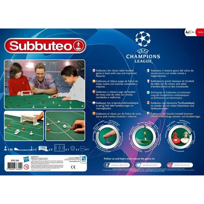Megableu Juegos de mesa SUBBUTEO de la Liga de Campeones 1