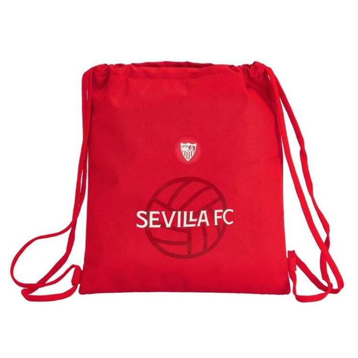 Bolsa Mochila con Cuerdas Sevilla Fútbol Club Rojo 35 x 40 x 1 cm 4 Bolsa Mochila con Cuerdas Sevilla Fútbol Club Rojo 35 x 40 x 1 cm 4