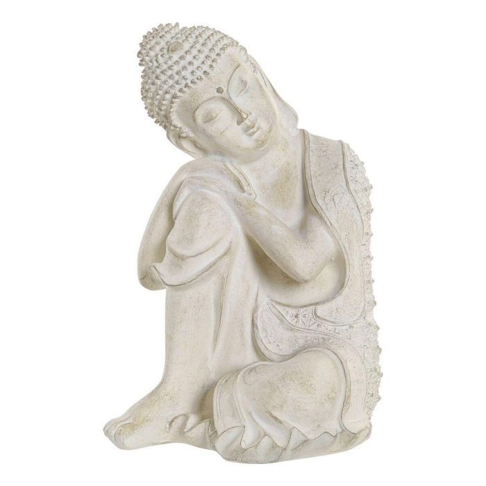 Figura Decorativa DKD Home Decor Gris Buda Resina (17 x 17 x 26 cm) 1