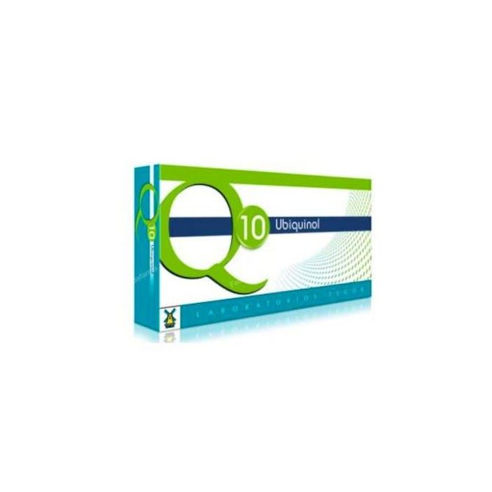 TEGOR Q10 + Ubiquinol 100mg con Vitamina E - Coenzima Q10 de Alta Biodisponibilidad 28 Cápsulas