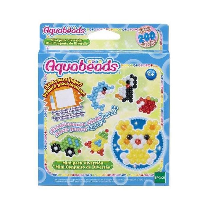 Minipacks aquabeads con dos opciones de sets con más de 200 abalorios, pulverizador y plantillas. - modelos surtidos Minipacks aquabeads con dos opciones de sets con más de 200 abalorios, pulverizador y plantillas. - modelos surtidos