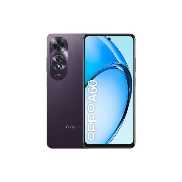 Smartphone Oppo A60 8GB/ 256GB/ 6.67"/ Purpura Medianoche Smartphone Oppo A60 8GB/ 256GB/ 6.67"/ Purpura Medianoche