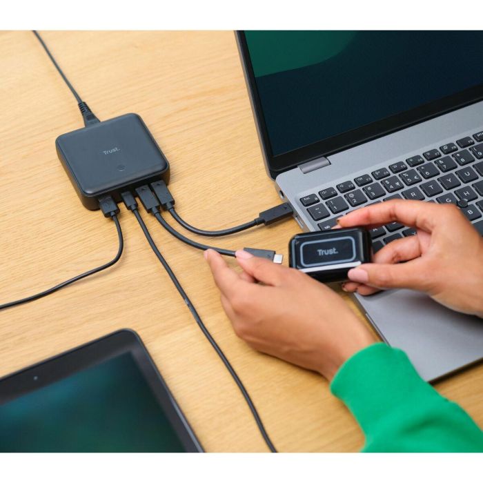 Dock/Base de carga Trust 25242 USB 2.0 Tipo C 2 Dock/Base de carga Trust 25242 USB 2.0 Tipo C 2