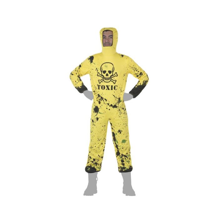 Disfraz Mono Protección Epidemia Halloween Hombre Adulto Talla M-L Disfraz Mono Protección Epidemia Halloween Hombre Adulto Talla M-L