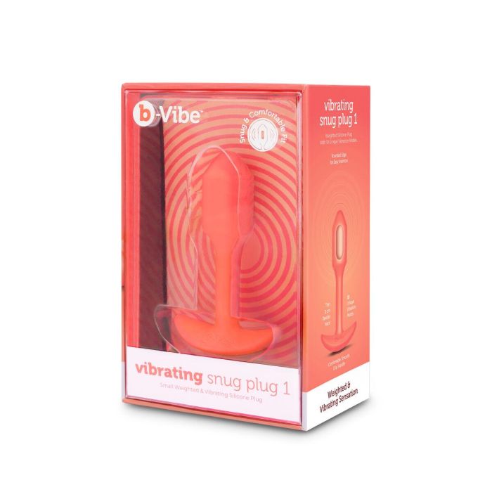 Plug Anal B-Vibe Vibrating Snug Naranja