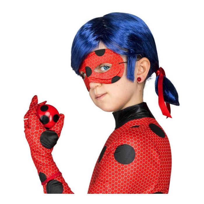 Disfraz infantil lady bug 12/14 años con peluca 3 Disfraz infantil lady bug 12/14 años con peluca 3