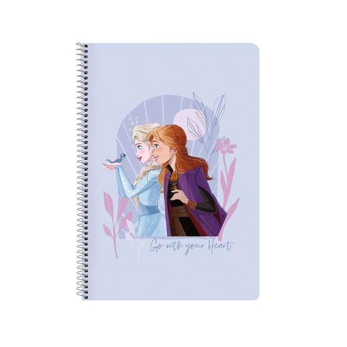 Libreta Frozen Believe Lila A4 80 Hojas