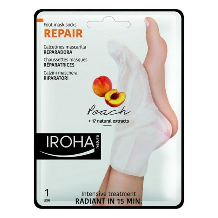 Iroha Peach Foot Mask Socks Repair