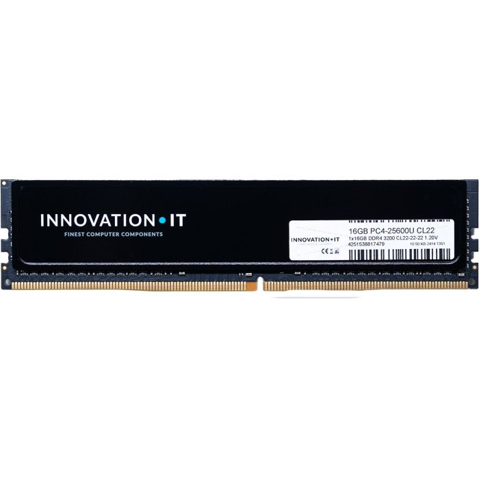 Innovation IT 3200 16GB CL22 1.2V con disipador de calor (CL22-22-22) Memoria RAM para PC 0 Innovation IT 3200 16GB CL22 1.2V con disipador de calor (CL22-22-22) Memoria RAM para PC 0