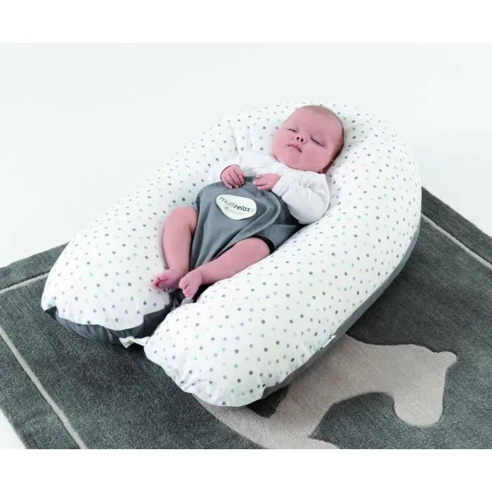 Candide Almohada de Maternidad Multirelax CAN3275056858159 Gris Estrellas Poliéster Algodón 3