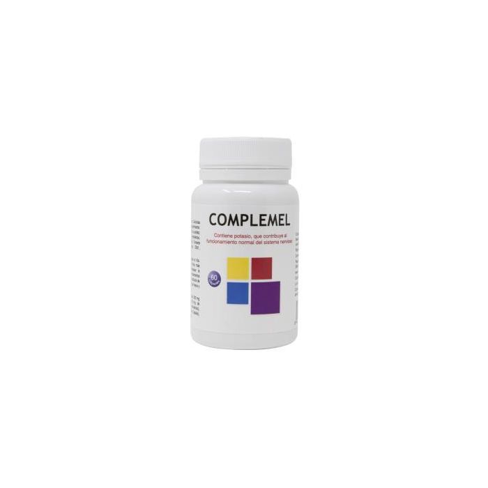 HELIOSAR Complemel 60 Cápsulas con Potasio para el Funcionamiento Normal del Sistema Nervioso