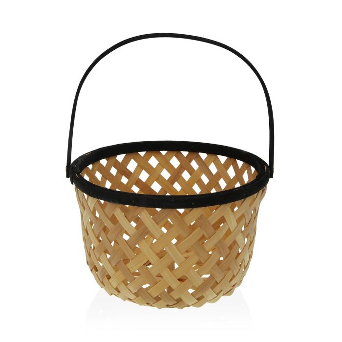 Frutero Madera Natural-Negro Versa 28X35CM (2 Unidades) Frutero Madera Natural-Negro Versa 28X35CM (2 Unidades)