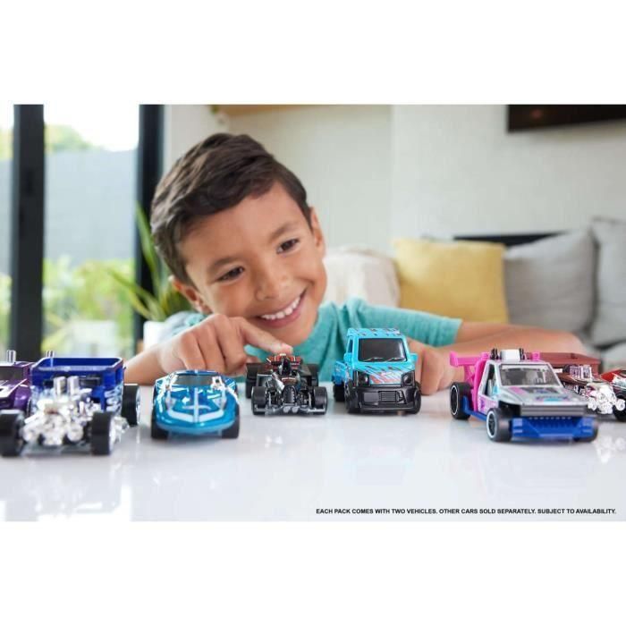 Hot Wheels Pack 2 Coches De Carreras Hpr91 Mattel 5