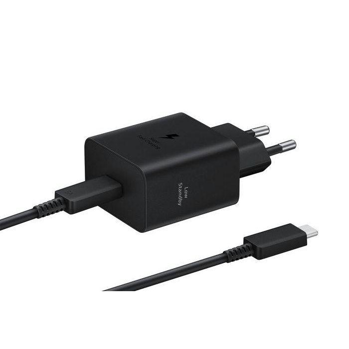Samsung EP-T4511 Cargador de Pared Universal USB-C Carga Rápida 45W Power Delivery 3.0 Negro con Cable 1.8m 6