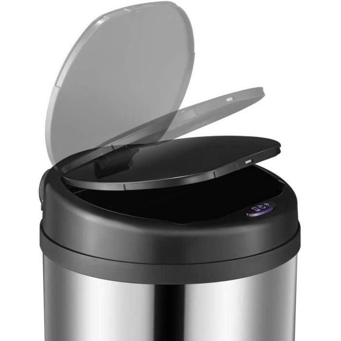 KITCHEN MOVE Papelera automática de cocina - Acero inoxidable - Plata - 50L ARTIC 2 KITCHEN MOVE Papelera automática de cocina - Acero inoxidable - Plata - 50L ARTIC 2