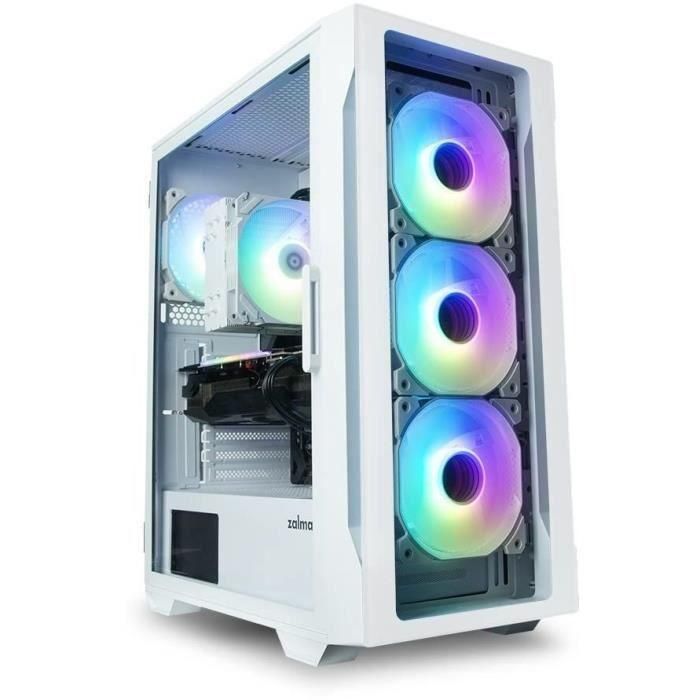 Caja de PC sin fuente de alimentación - ZALMAN i3 NEO TG (Blanco) - Torre media - Formato ATX