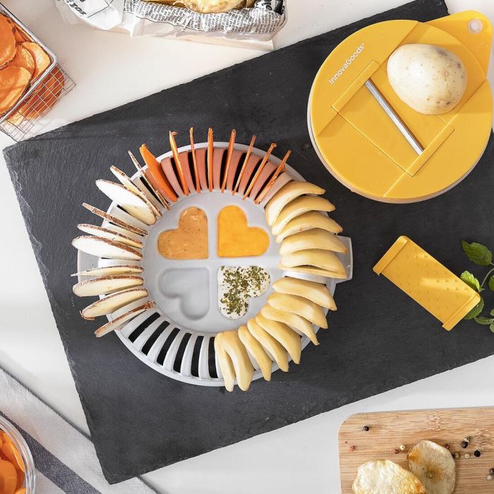 Set para Hacer Chips al Microondas con Mandolina y Recetas Chipit InnovaGoods 10 Set para Hacer Chips al Microondas con Mandolina y Recetas Chipit InnovaGoods 10