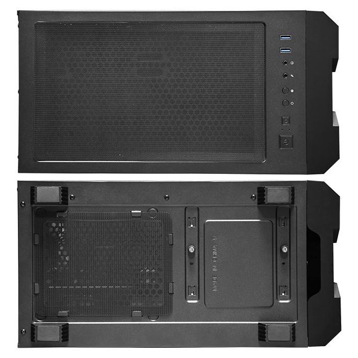 Caja Semitorre ATX/mATX Chieftec GS-01B-OP Blanco Negro 14