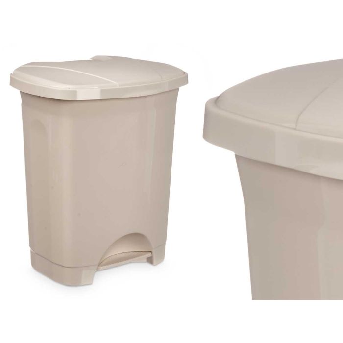 Papelera Pedal Plastico 10L Beis Arte Regal 27X33CM (8 Unidades) 1 Papelera Pedal Plastico 10L Beis Arte Regal 27X33CM (8 Unidades) 1