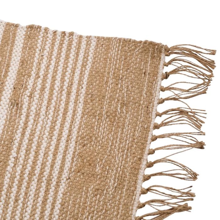 Day Alfombra Day 40x60 cm Algodón Yute Estampado Rayas Cuadros 6