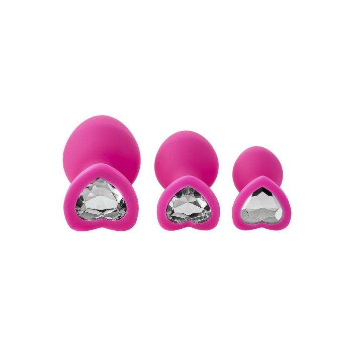 Plug Anal Dream Toys Flirts Rosa 3 Piezas 2 Plug Anal Dream Toys Flirts Rosa 3 Piezas 2