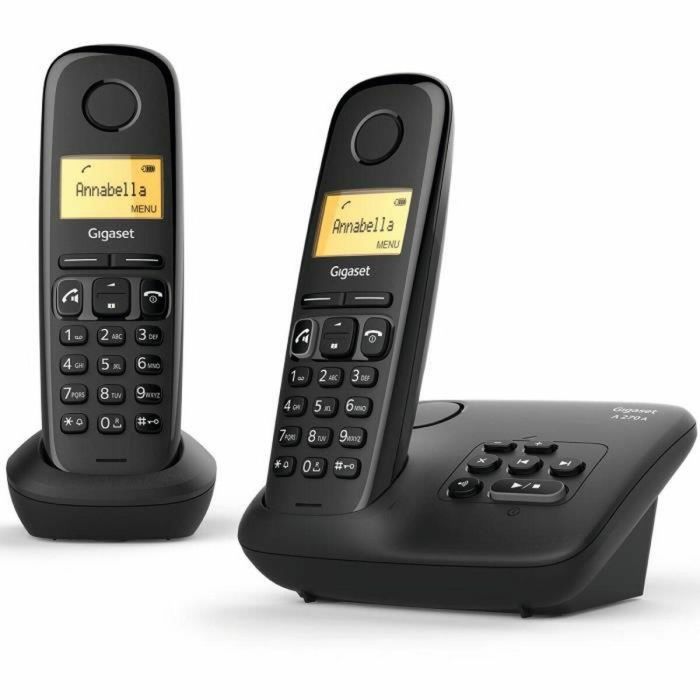 Gigaset A270 A Duo Teléfono Inalámbrico con contestador automático Negro 1 Gigaset A270 A Duo Teléfono Inalámbrico con contestador automático Negro 1