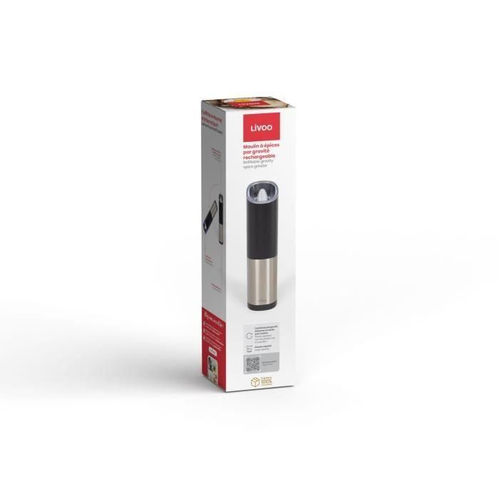 Livoo GS161 Molinillo de Especias Recargable por Gravedad 4 Livoo GS161 Molinillo de Especias Recargable por Gravedad 4