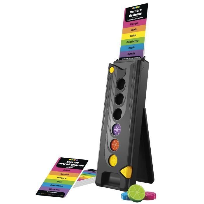 Hasbro Gaming HASF9833101 Drop Trivia, Juego Grupal Electrónico con Voz y Sonidos, 13+ años, 2+ Jugadores, 15 min, Inspirado en Trivial Pursuit 1