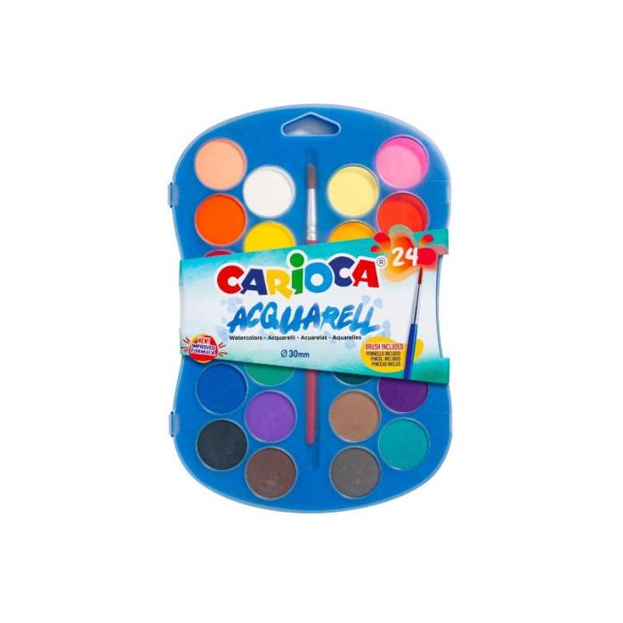 Estuche 24 Acuarelas Carioca 42405