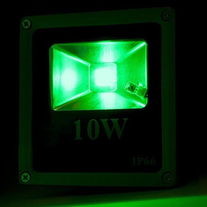 Foco Proyector LED 10W 800Lm IP65 Mando a Distancia RGB 40.000H [HX-FL10-RGB 2