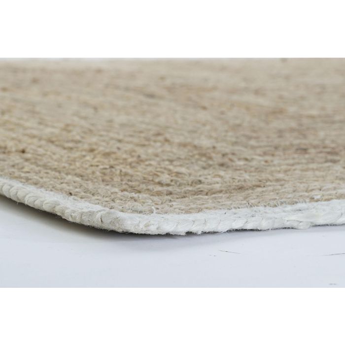 DKD Home Decor Alfombra Scandi de Yute, Algodón y Poliéster Marrón Claro Blanco 230x160x1 cm 3 DKD Home Decor Alfombra Scandi de Yute, Algodón y Poliéster Marrón Claro Blanco 230x160x1 cm 3