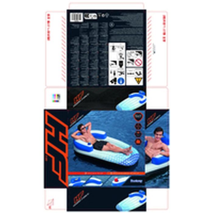 Bestway Sillon Hinchable Tumbona Hydro-Force 191x107 cm Playa y Piscina 43533 3 Bestway Sillon Hinchable Tumbona Hydro-Force 191x107 cm Playa y Piscina 43533 3