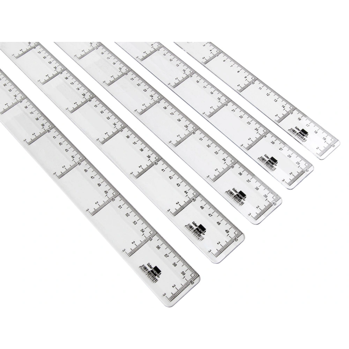 Liderpapel Regla Plástico Transparente 30 cm 4