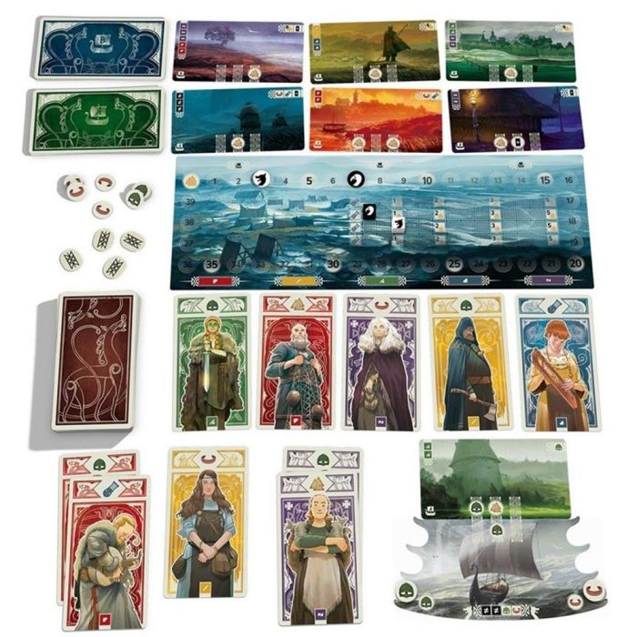 Devir Juego de Mesa Knarr, Juego de Gestión y Exploración Vikinga para 2-4 Jugadores, Duración 30 Minutos 1 Devir Juego de Mesa Knarr, Juego de Gestión y Exploración Vikinga para 2-4 Jugadores, Duración 30 Minutos 1