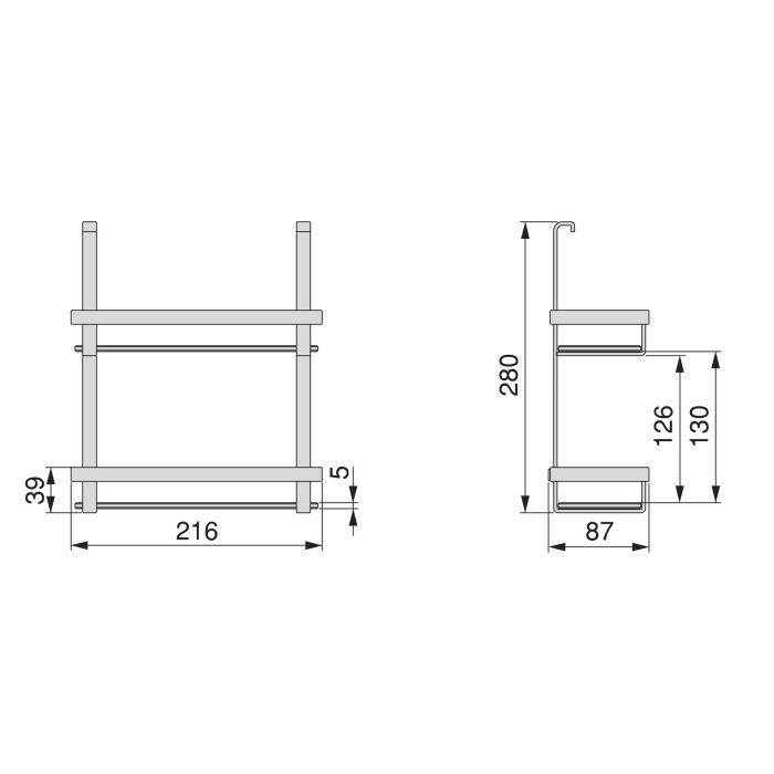 Emuca Estante para tarros de especias Titane, Acero, Gris antracita 13