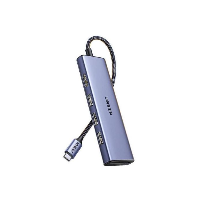 Ugreen 20956A Hub de Interfaz Usb Tipo C 5000 Mbit/S Plata 1