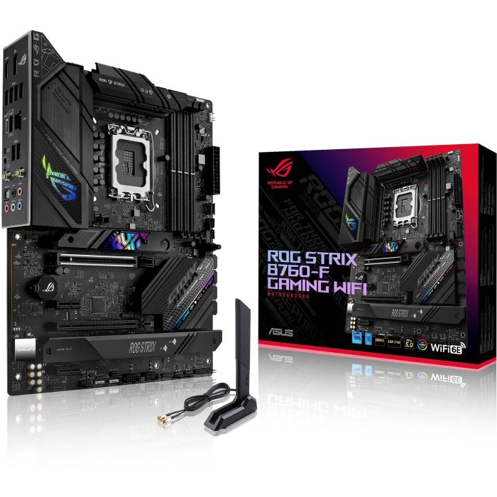 ASUS ROG STRIX B760-F GAMING WiFi Placa Base LGA 1700 DDR5 5 ASUS ROG STRIX B760-F GAMING WiFi Placa Base LGA 1700 DDR5 5