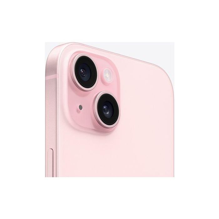 Apple iPhone 15 512GB Rosa con Chip A16 Bionic, Pantalla Super Retina XDR y Cámara 48MP 2
