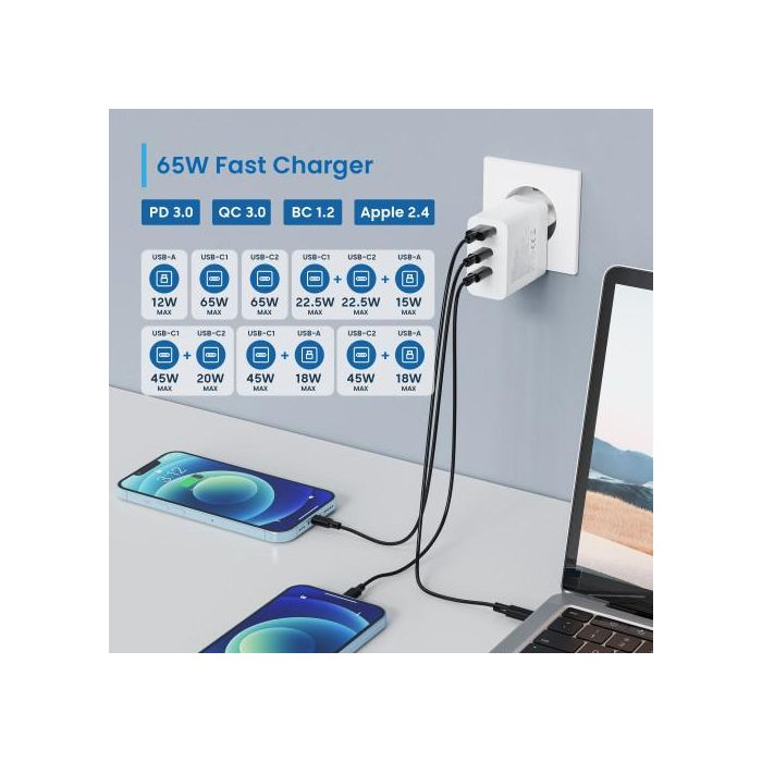 Cargador de Pared Ewent EW1323 5 Cargador de Pared Ewent EW1323 5