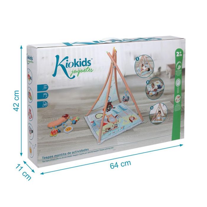 Juguete Teepee-Mantita De Actividades Bosque Bebés +2 Meses 1