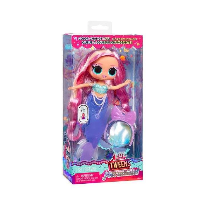 Muñeca l.o.l. surprise tween sirena - lola waves. su cola cambia de color 25,4x12,7x6,35 cm 1 Muñeca l.o.l. surprise tween sirena - lola waves. su cola cambia de color 25,4x12,7x6,35 cm 1