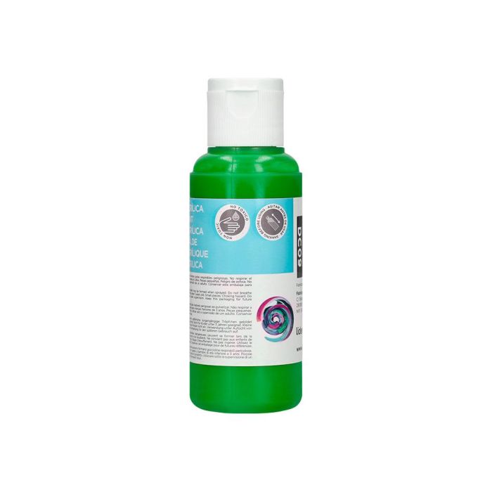 Pintura Acrilica Liderpapel Bote De 80 mL Verde 4