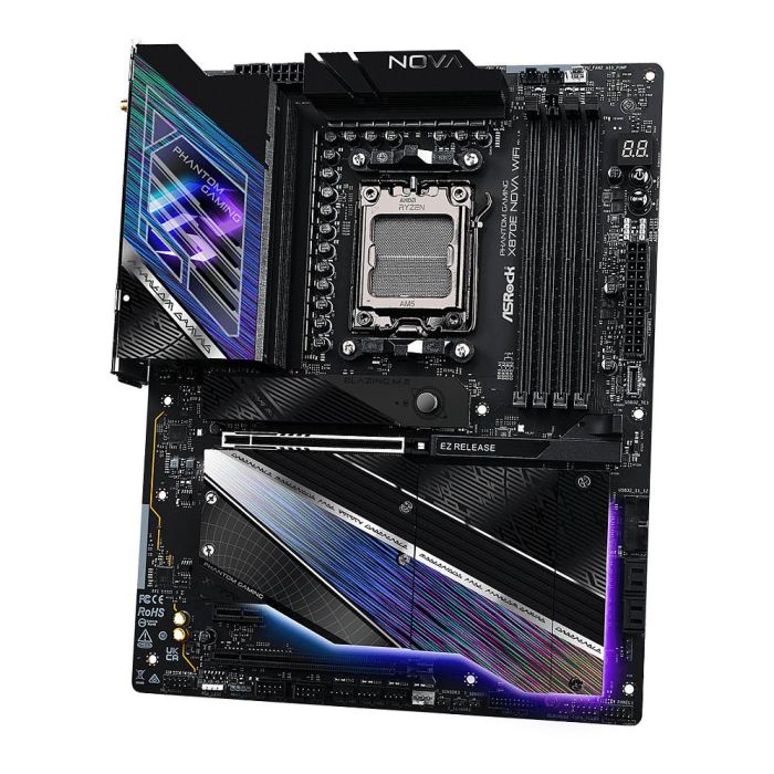 ASRock MK X870E NOVA WiFi Placa Base ATX AMD X870E Socket AM5 DDR5 Wi-Fi 7 90-MXBPX0-A0UAYZ 4