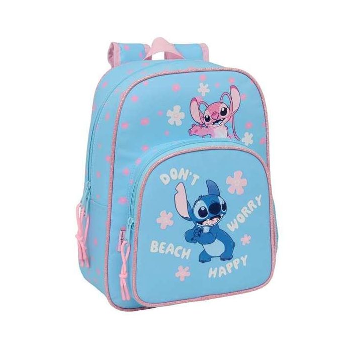 Safta Mochila Infantil Adaptable a Carro Stitch Happy 340x260x110 mm Safta Mochila Infantil Adaptable a Carro Stitch Happy 340x260x110 mm