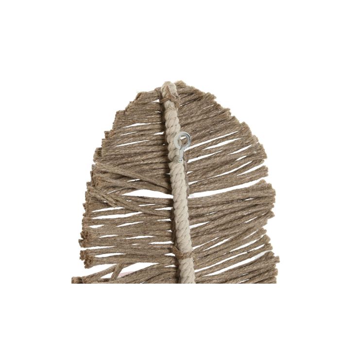 Perchero Pared Tropical DKD Home Decor Natural 4 x 26 x 12 cm Set de 3 (2 Unidades) 2 Perchero Pared Tropical DKD Home Decor Natural 4 x 26 x 12 cm Set de 3 (2 Unidades) 2