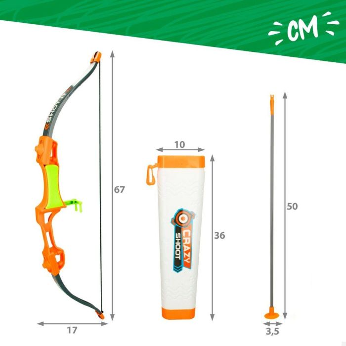 Set de Tiro con Arco Colorbaby 3,5 x 67 x 15 cm (6 Unidades) 1 Set de Tiro con Arco Colorbaby 3,5 x 67 x 15 cm (6 Unidades) 1