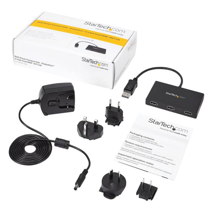 Adaptador HDMI Startech MSTDP123HD HDMI x 2 Adaptador HDMI Startech MSTDP123HD HDMI x 2