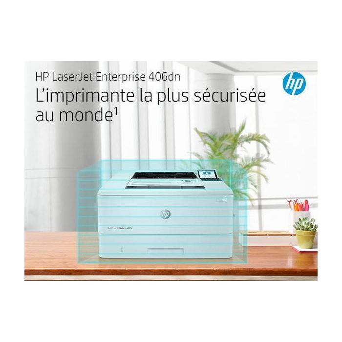 HP LaserJet Enterprise M406dn Impresora Láser Monocromo con JetIntelligence 24 HP LaserJet Enterprise M406dn Impresora Láser Monocromo con JetIntelligence 24