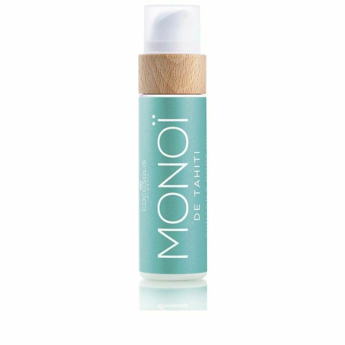 Cocosolis MONOÏ Sun Tan & Body Oil Aceite Corporal Bronceador Orgánico con Monoi de Tahití para un Bronceado Intenso e Hidratación Profunda 110 ml