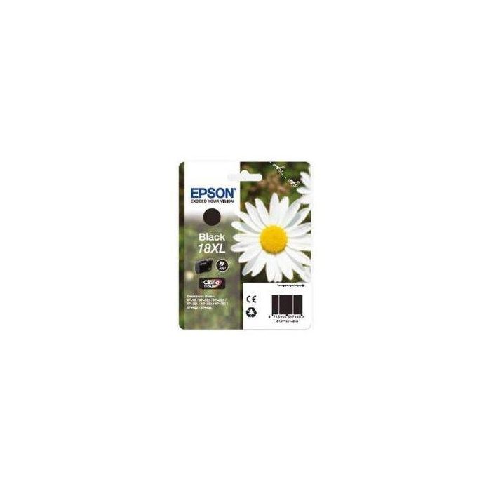 Consumibles Epson Tinta Negra 18XL Claria Home Bl